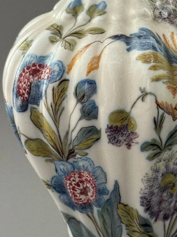 Vases « potiche » en majolique de la manufacture Antonibon, Nove Di Bassano – XIXe siècle