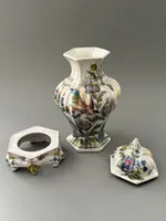 Vases « potiche » en majolique de la manufacture Antonibon, Nove Di Bassano – XIXe siècle