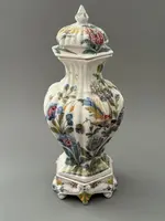 Vases « potiche » en majolique de la manufacture Antonibon, Nove Di Bassano – XIXe siècle