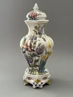 Vases « potiche » en majolique de la manufacture Antonibon, Nove Di Bassano – XIXe siècle