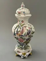 Vases « potiche » en majolique de la manufacture Antonibon, Nove Di Bassano – XIXe siècle