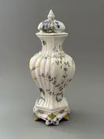 Vases « potiche » en majolique de la manufacture Antonibon, Nove Di Bassano – XIXe siècle