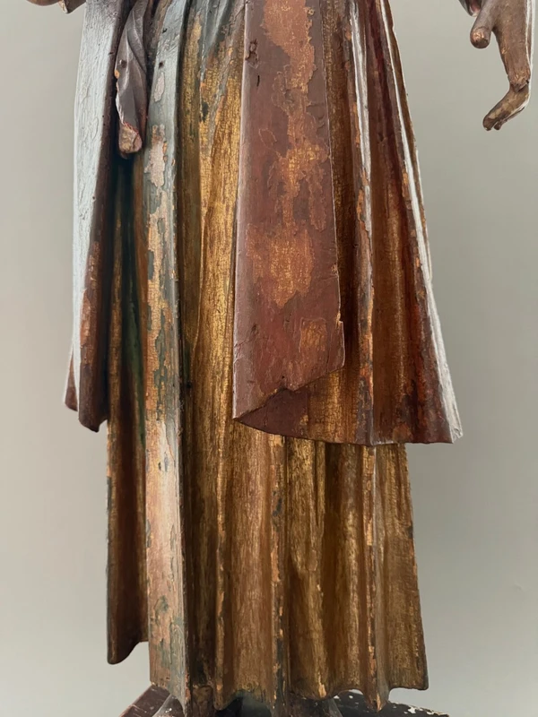 Sculpture en bois représentant un dignitaire, Autriche – fin du XVe siècle
