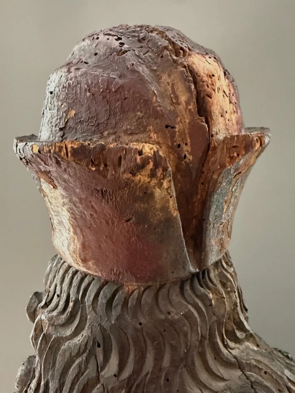 Sculpture en bois représentant un dignitaire, Autriche – fin du XVe siècle