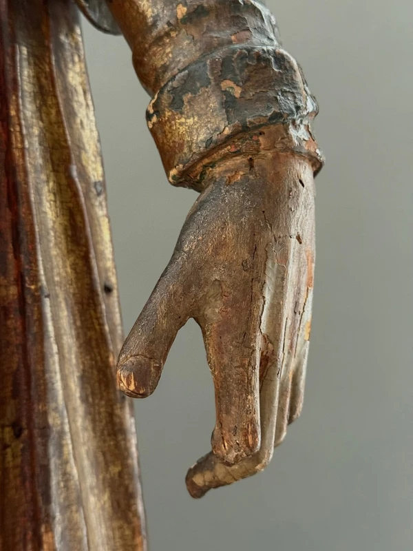 Sculpture en bois représentant un dignitaire, Autriche – fin du XVe siècle