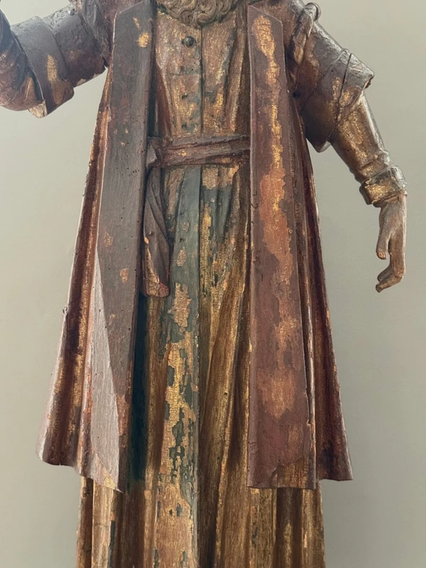 Sculpture en bois représentant un dignitaire, Autriche – fin du XVe siècle