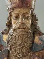 Sculpture en bois représentant un dignitaire, Autriche – fin du XVe siècle