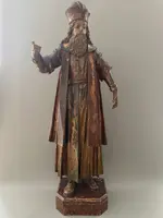 Sculpture en bois représentant un dignitaire, Autriche – fin du XVe siècle