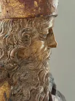 Sculpture en bois représentant un dignitaire, Autriche – fin du XVe siècle