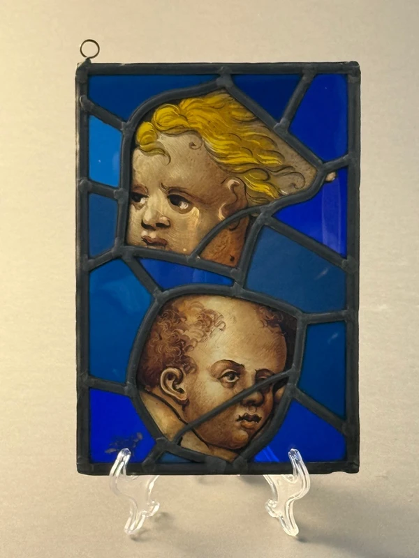 Frammenti di vetrate dipinte - periodo  XVI secolo