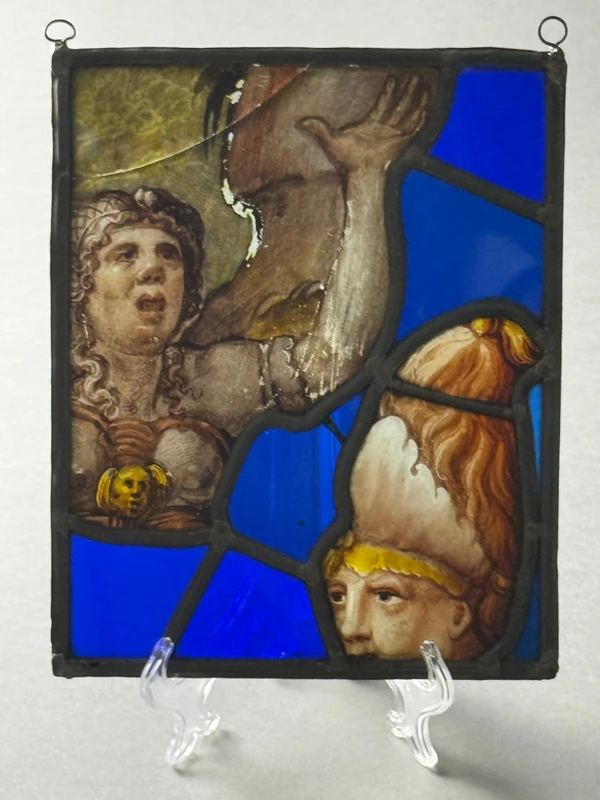 Frammenti di vetrate dipinte - periodo  XVI secolo