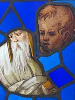 Frammenti di vetrate dipinte - periodo  XVI secolo