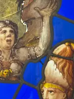 Frammenti di vetrate dipinte - periodo  XVI secolo
