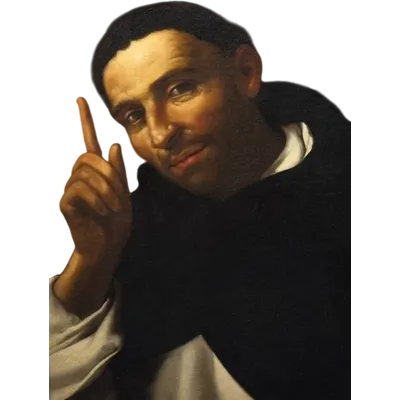 Painting depicting Saint Dominic of Guzmán—17th century