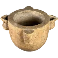 Yellow marble mortar from the Torri del Benaco—16th century