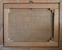 Paesaggio classico con rovine e figure