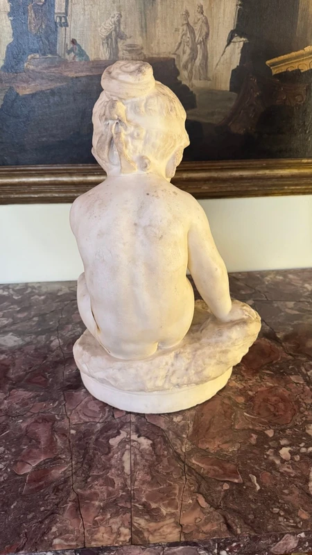 Bambina in marmo statuario - fine XVIII secolo