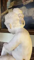 Bambina in marmo statuario - fine XVIII secolo