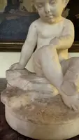 Bambina in marmo statuario - fine XVIII secolo