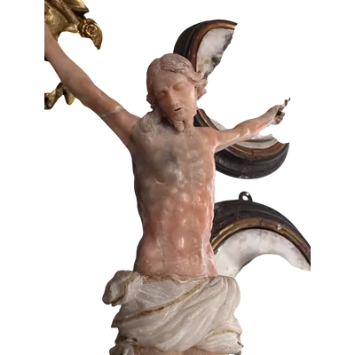 Le Christ en albâtre rose. XVIIIe siècle