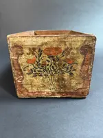 Petite boîte en bois peinte - Pouilles, XVIIIe siècle