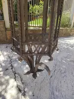Antique wrought-iron hanging lantern. Tuscany, 19th century