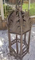 Antique wrought-iron hanging lantern. Tuscany, 19th century