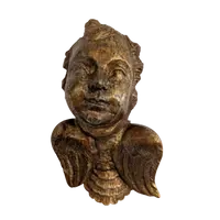 Cherubino in legno scolpito e dorato a mecca – XVIII secolo