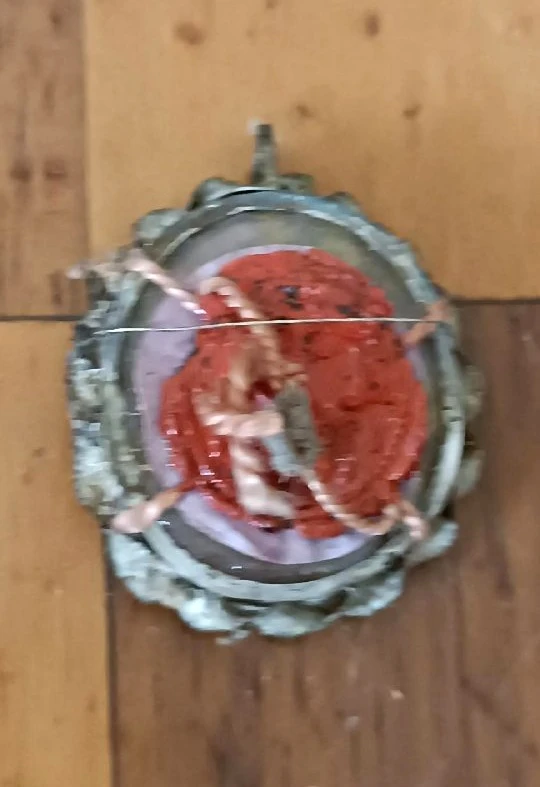Ancient silver relic of Saint Philip Benizzi