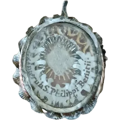 Antica reliquia d'argento  di San Filippo Benizzi