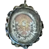 Ancient silver relic of St. Gregory I (St. Gregory the Great), Pope