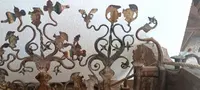 Importante parte di carretto siciliano Fratelli Vaccaro - Vizzini primi xx secolo -Lampadario