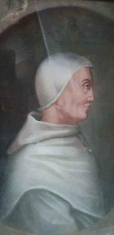 Antica tempera su carta  - ritratto di papa Sisto VI -XVIII secolo