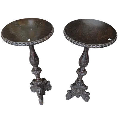 Coppia di tavolini neorinascimentali – Seconda metà del XIX secolo