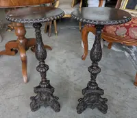 Coppia di tavolini neorinascimentali – Seconda metà del XIX secolo