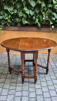 Tavolino consolle antico a bandelle inglese