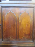 Credenza sacrestia antica doppiocorpo piemontese