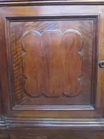 Credenza sacrestia antica doppiocorpo piemontese