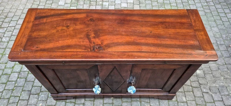Credenza servante antica cappuccina Luigi Filippo in noce