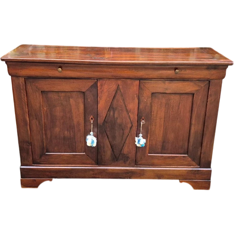 Credenza servante antica cappuccina Luigi Filippo in noce