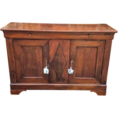 Credenza servante antica cappuccina Luigi Filippo in noce