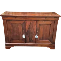 Credenza servante antica cappuccina Luigi Filippo in noce