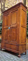 Small antique Emilian sideboard with walnut veneer
