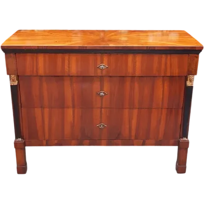 Antique Lombard Empire-style chest of drawers