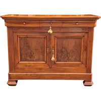 Buffet ancien de style Louis-Philippe, de type « cappuccina », avec rainure