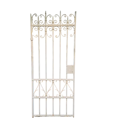 Antique wrought-iron gate from the 1800s