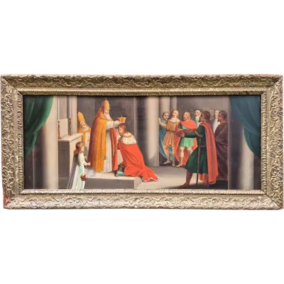 Antique Painting: The Coronation of Henry VI