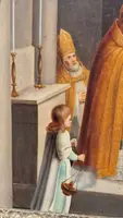 Tableau ancien représentant le couronnement d'Henri VI