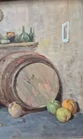 Dipinto olio su tavola Vincenzo Caprile