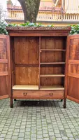 Antique Emilian Empire-style sideboard in walnut